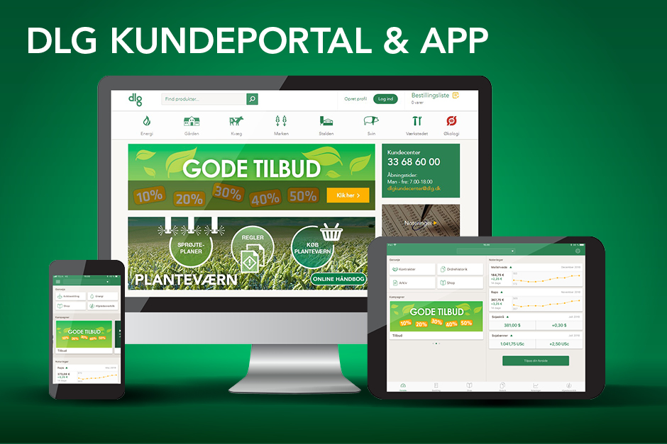 DLG Kundeportal og app