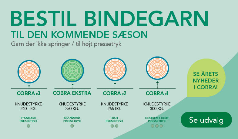 Bestil bindegarn til den kommende sæson