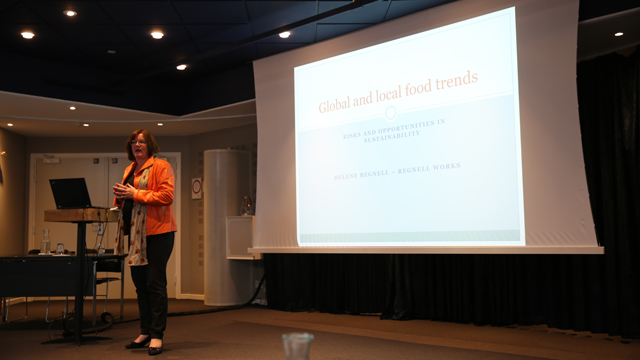 Globale og lokale fødevaretrends – Helene Regnell CSR chef Dansk Supermarked Group oplyste om FNs sustainability goals og ageren i en forbruger styret verden 
